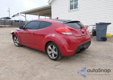 2012 Hyundai Veloster Base W/Gray z USA, uszkodzony, nr VIN KMHTC6AD0CU078537